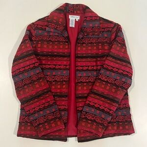 Vintage Coldwater Creek Beaded Pattern Jacket